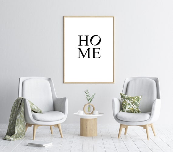 Homeat Home Family Forever Us To Print Yourself Picture Poster Gift Gift Idea Wall Decorationwall Artfamily