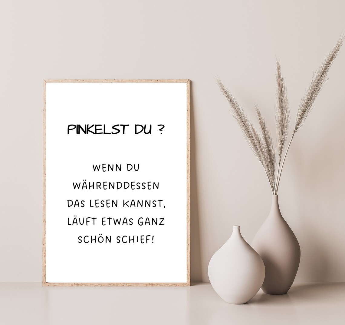 Do You Pee? Guest Toilet Humor Poster Print