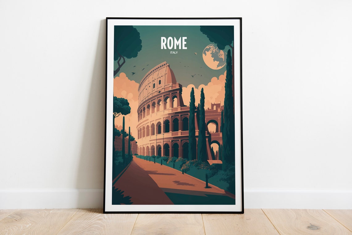Rome Colosseum Travel Print Colosseum Travel Poster Rome Travel Print Rome Print Colosseum Travel Poster
