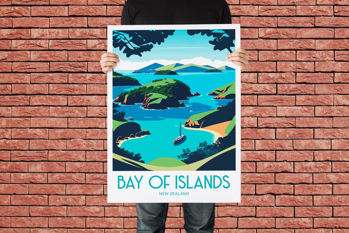 Bay Of Islands Print Bay Of Islands Home Decor Landscape Art Print Bay Of Islands Wall Art For New Zealand Enthusiast Gift Wall Hanging - Image 2