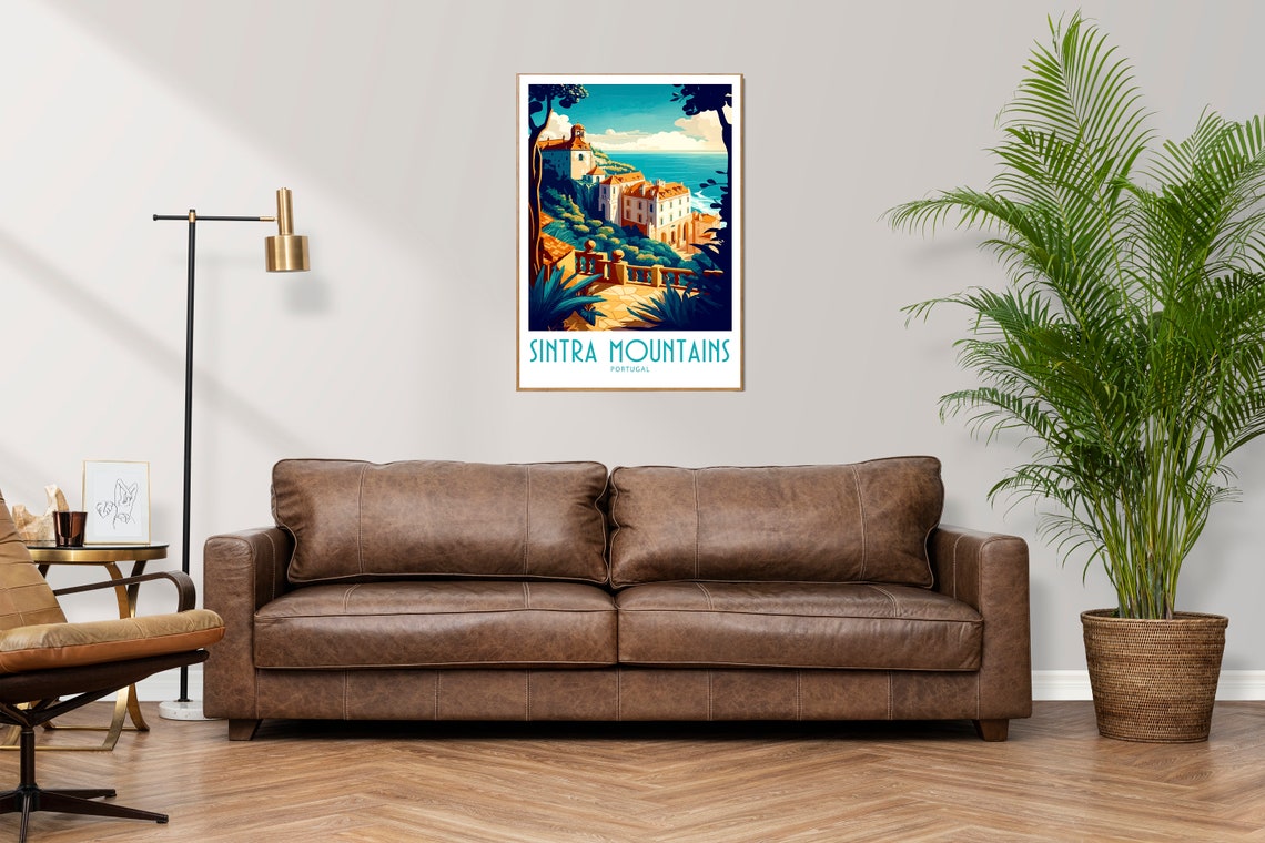 Sintra Travel Print Wall Art Sintra Portugal Wall Hanging Home Decoration Sintra Portugal Gift Art Lovers Art Sintra Potugal Wall Decor - Image 3