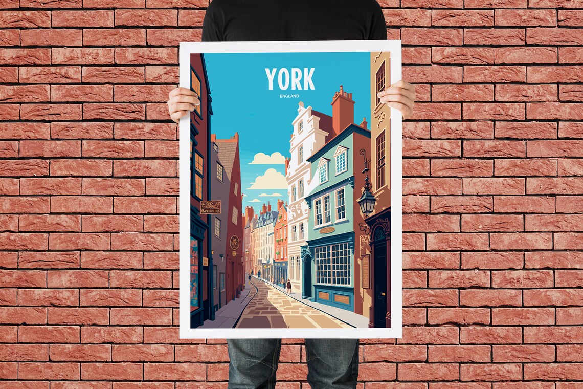 York Travel Poster, York England Travel Art - Image 3