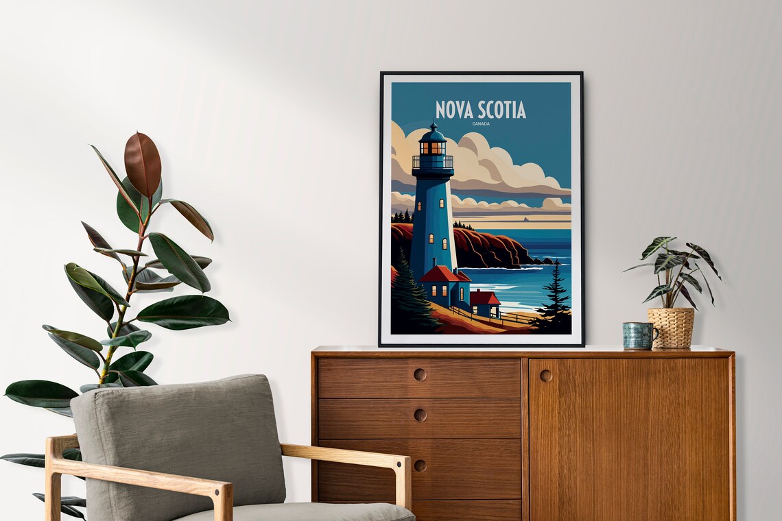 Nova Scotia National Park Travel Poster, Canada - Image 2