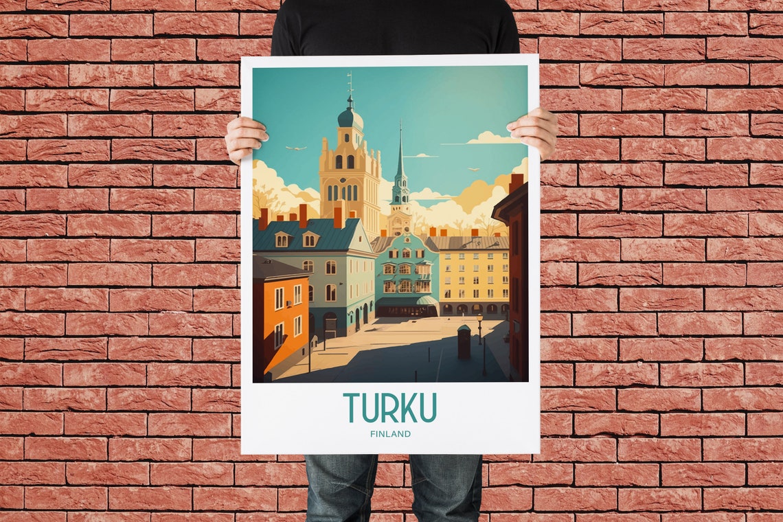 Turku Travel Poster, Finland Wall Art - Image 2