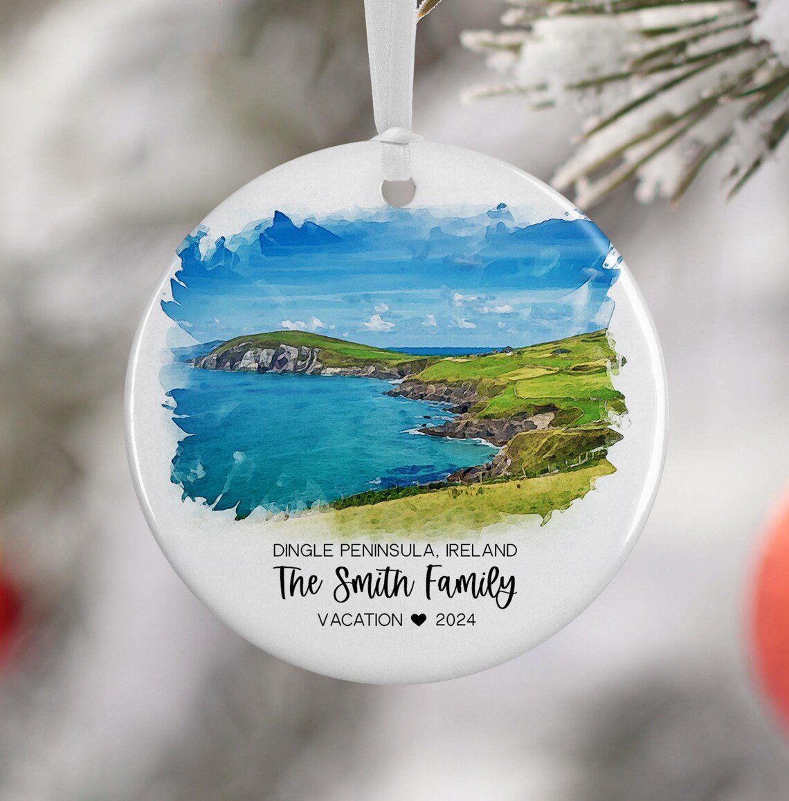 Dingle Peninsula Ireland Travel Poster, Personalized