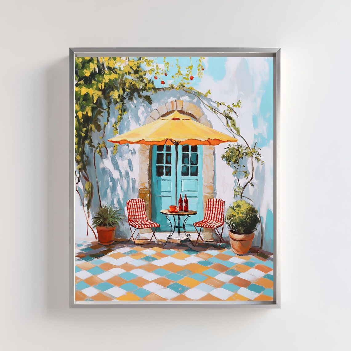 Mediterranean Retro Kitchen, Matisse Bistro Art Print - Image 5