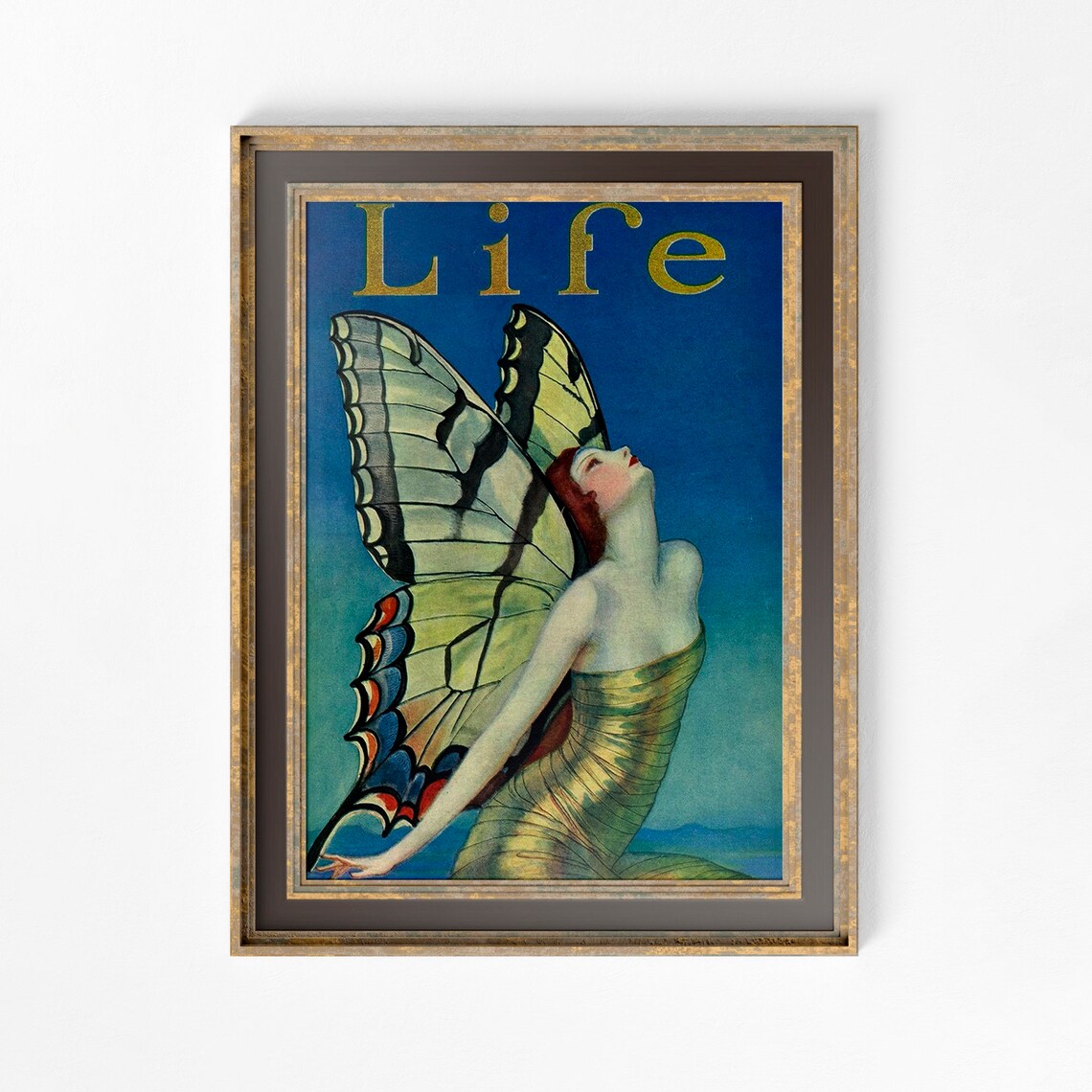 Life Magazine Flapper Print, Vintage Fashion Art Print