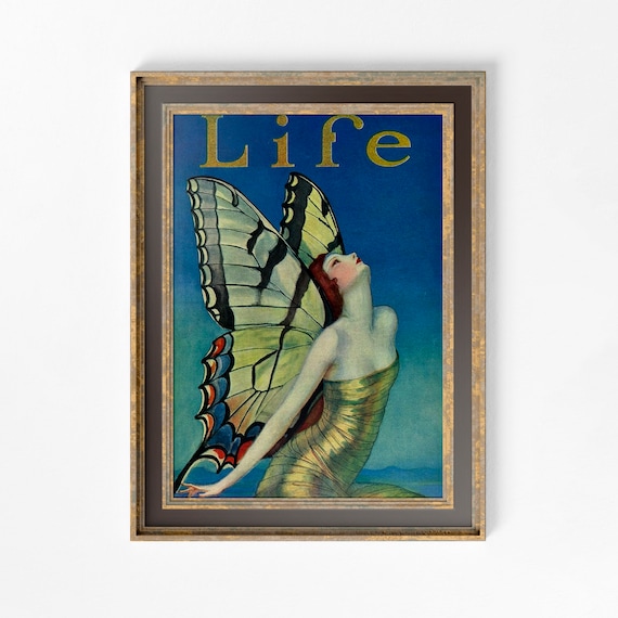 Life Magazine Flapper Print, Vintage Fashion Art Print