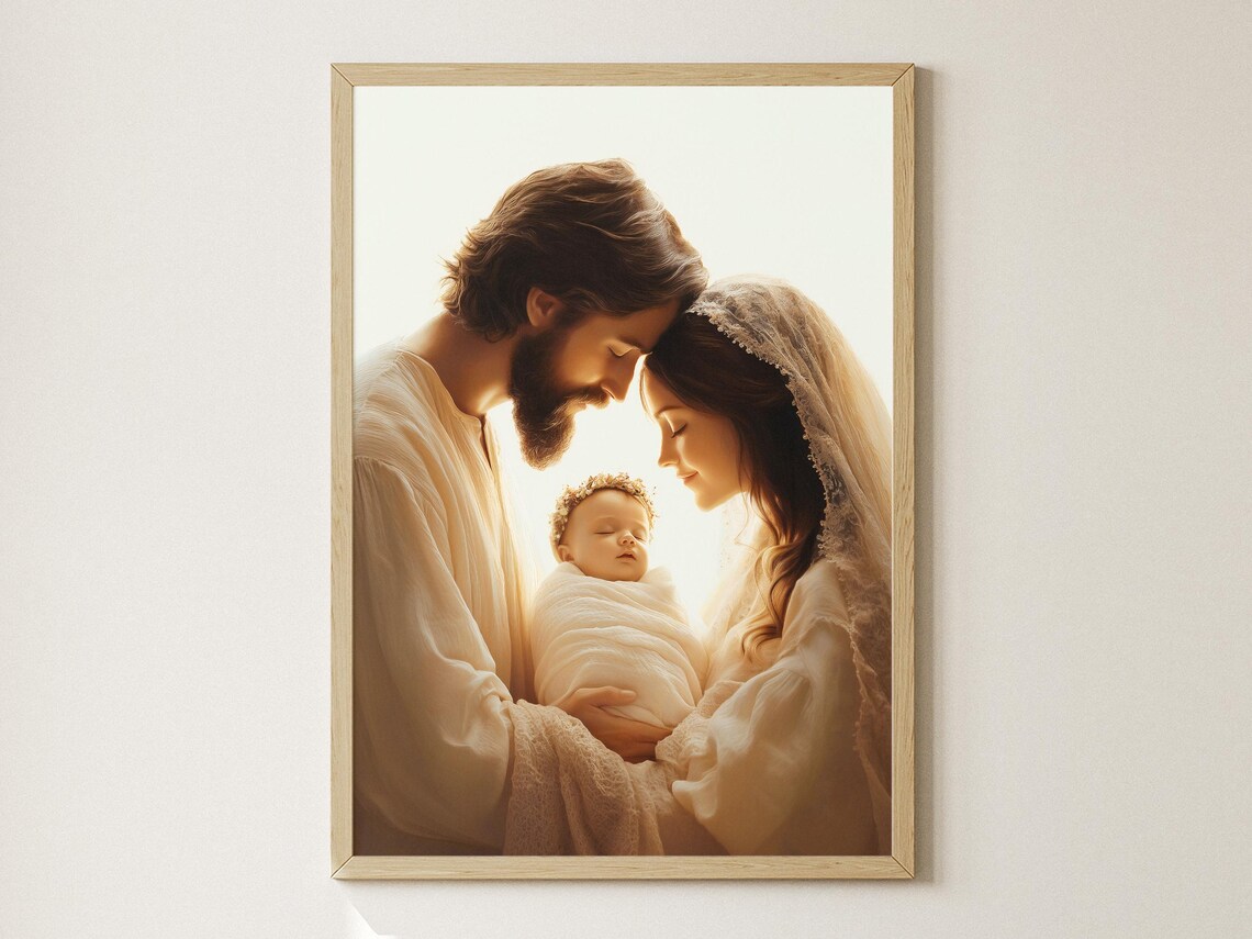 Nativity Christmas Nativity Scene Art Print