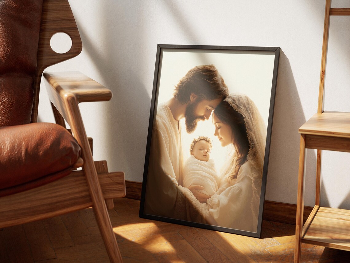 Nativity Christmas Nativity Scene Art Print - Image 2