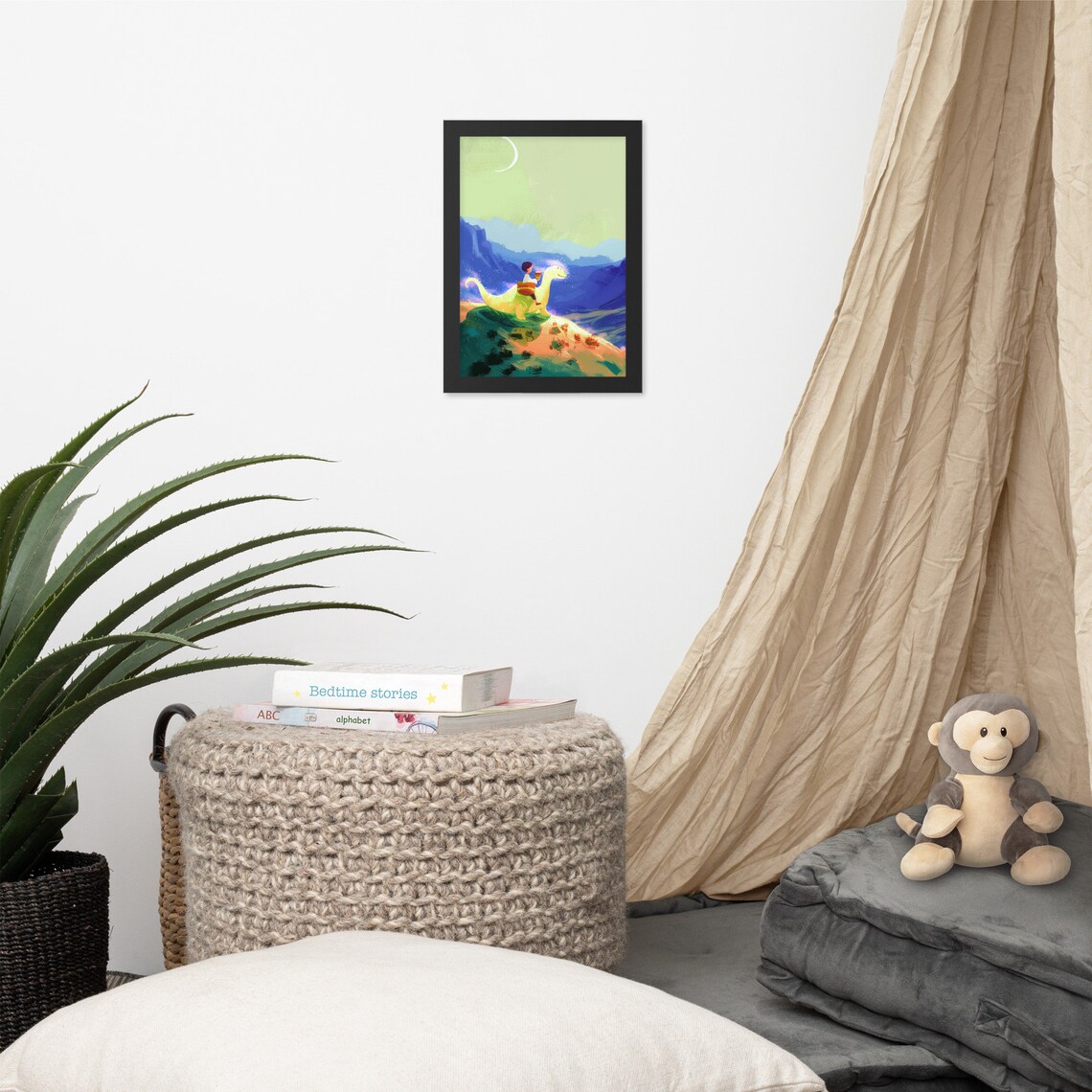 Children Contemplation Poster, Nursery Kids - Image 8