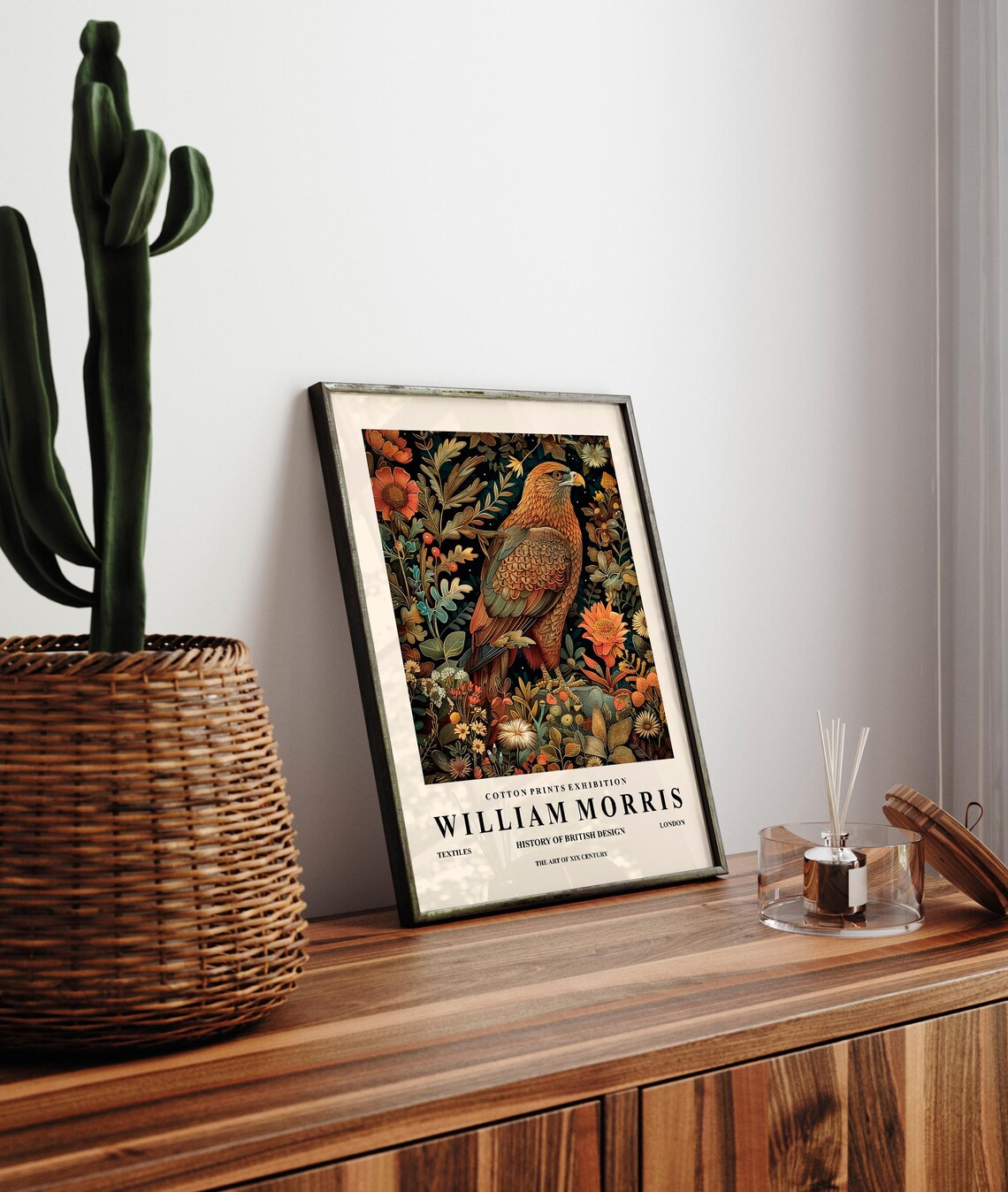 Bird Art by William Morris, Floral Botanical Print - Image 5