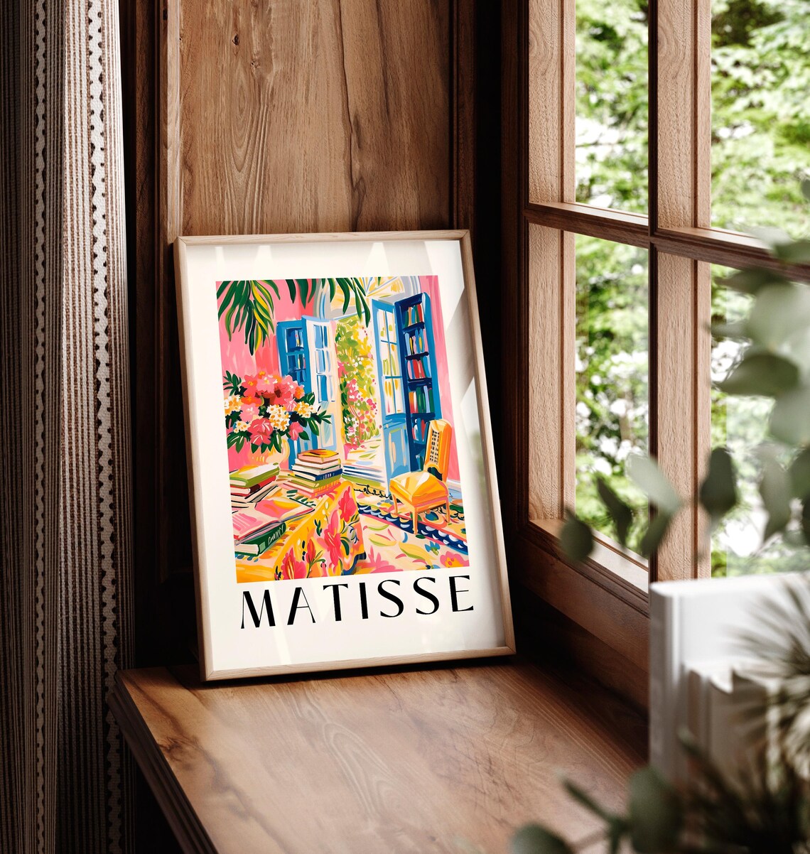 Henri Matisse Bookish Art Print, Mid-Century Poster - Image 5