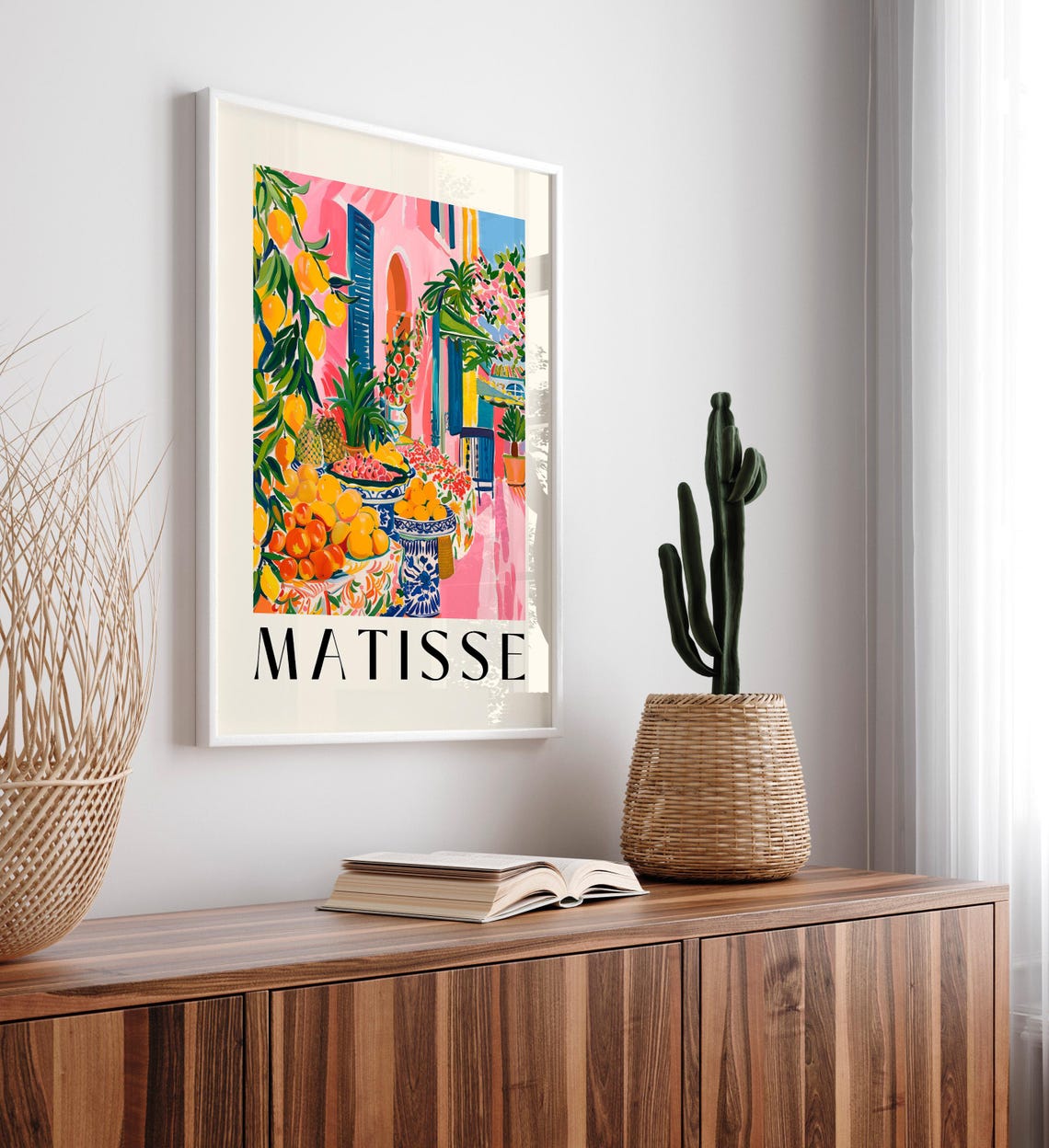 Matisse Style Fruit Market Lemons Oranges Pineapple Still Life Poster - Image 4