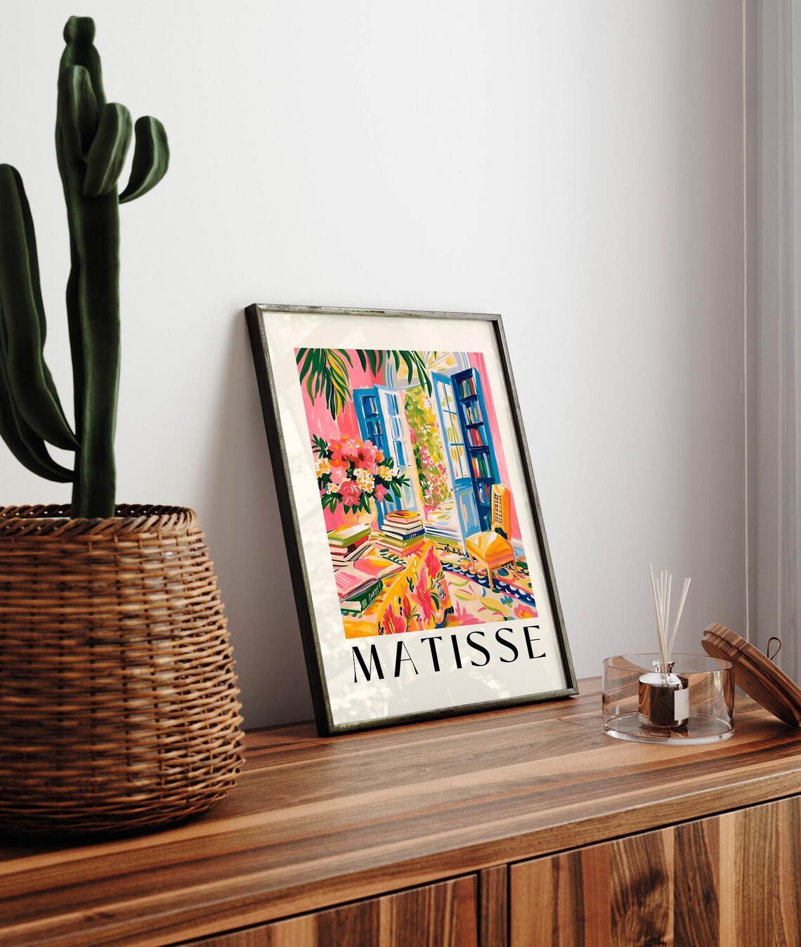 Henri Matisse Bookish Art Print, Mid-Century Poster - Image 3
