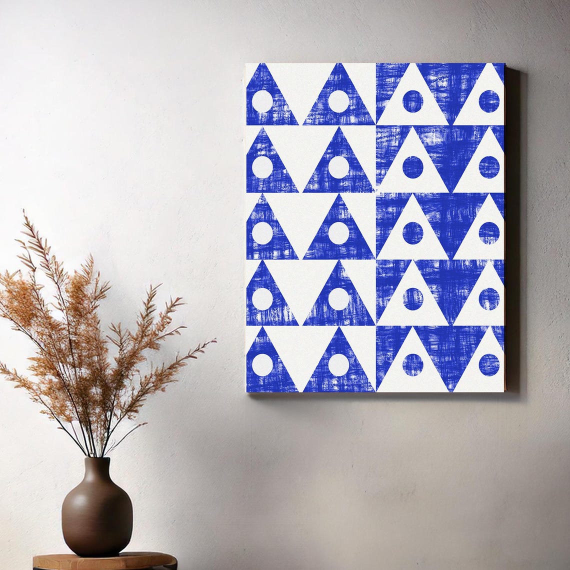 Geometric Pattern Art Modern Abstract Art Bold Wall Art Minimal Decor Contemporary Pattern Trendy Home Decor Minimal Art 072 - Image 3