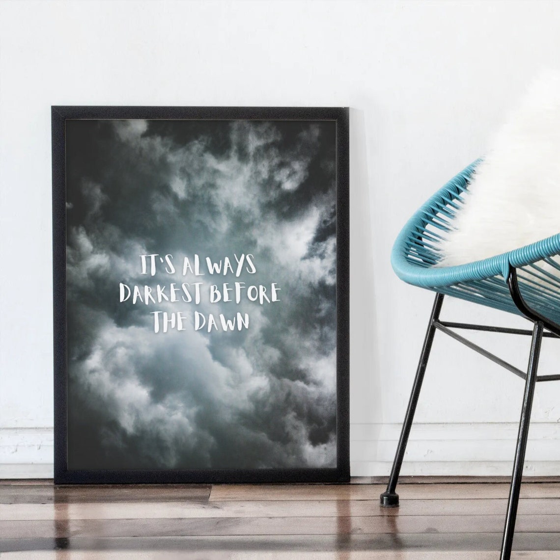 It Is Always Darkest Before The Dawn Poster Motivational Quote - Image 3