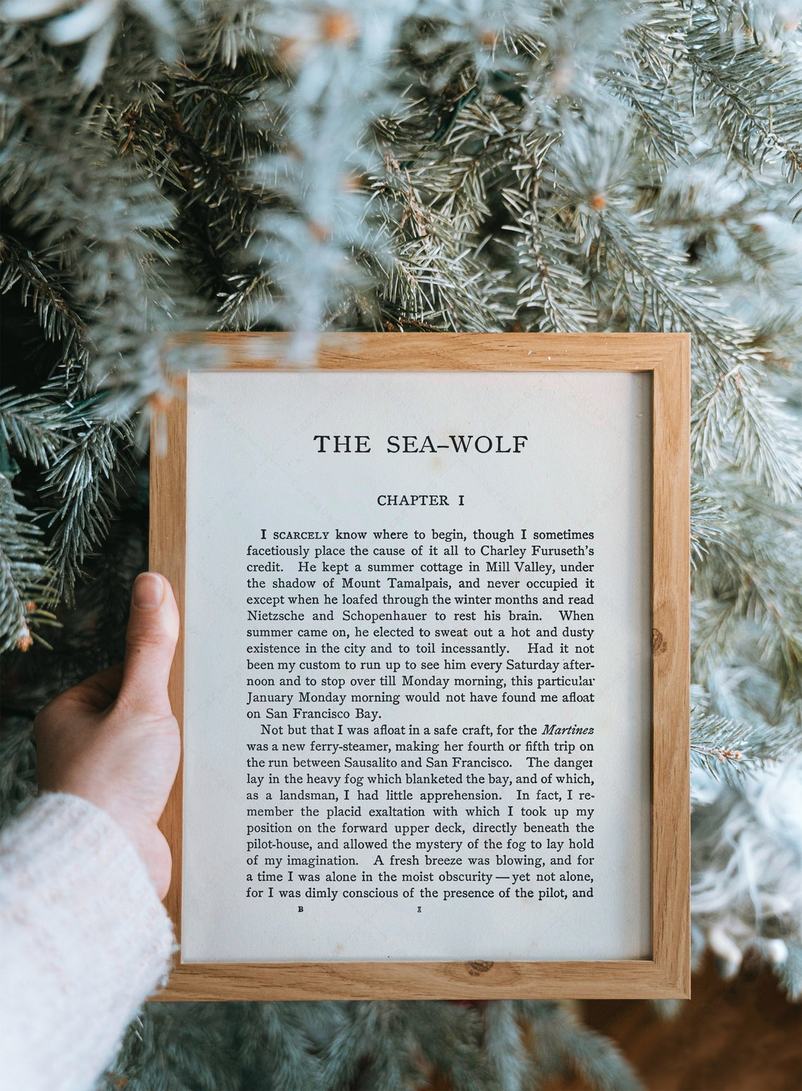 The Sea Wolf Jack London First Page Chapter One Classic Novel Poster - Image 4