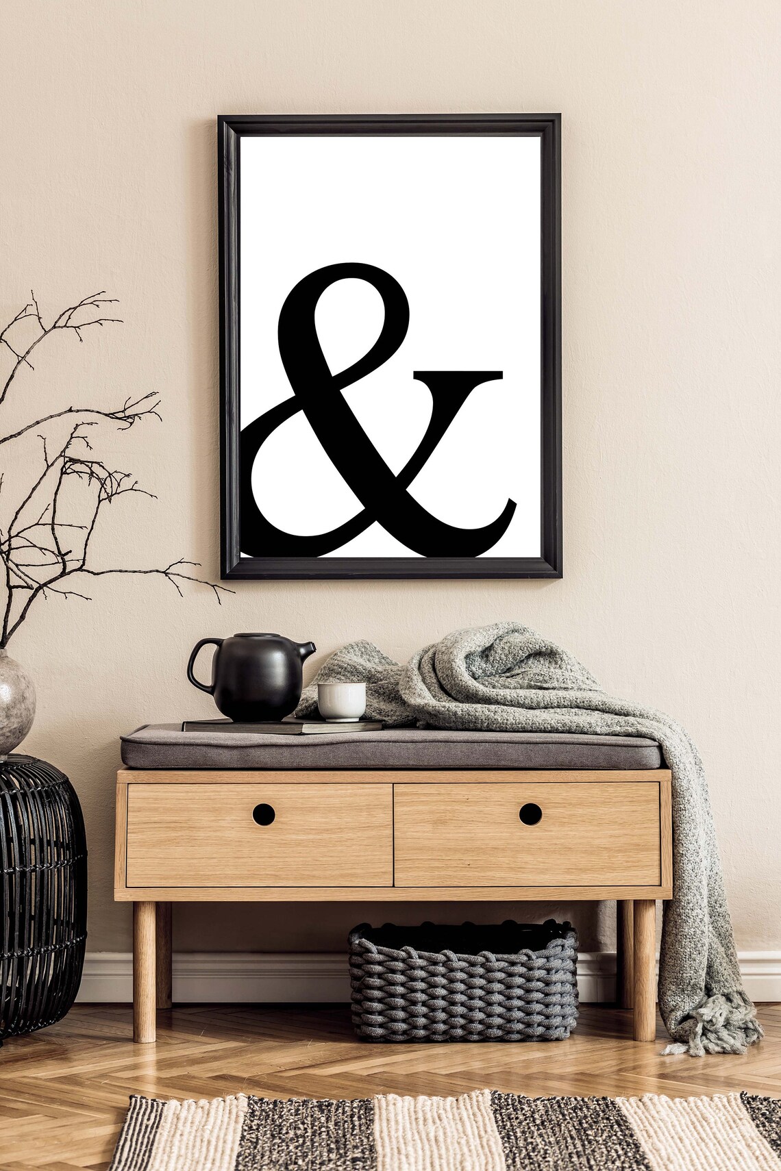 Minimalist Scandi Abstract Modern Wall Art Print - Image 3