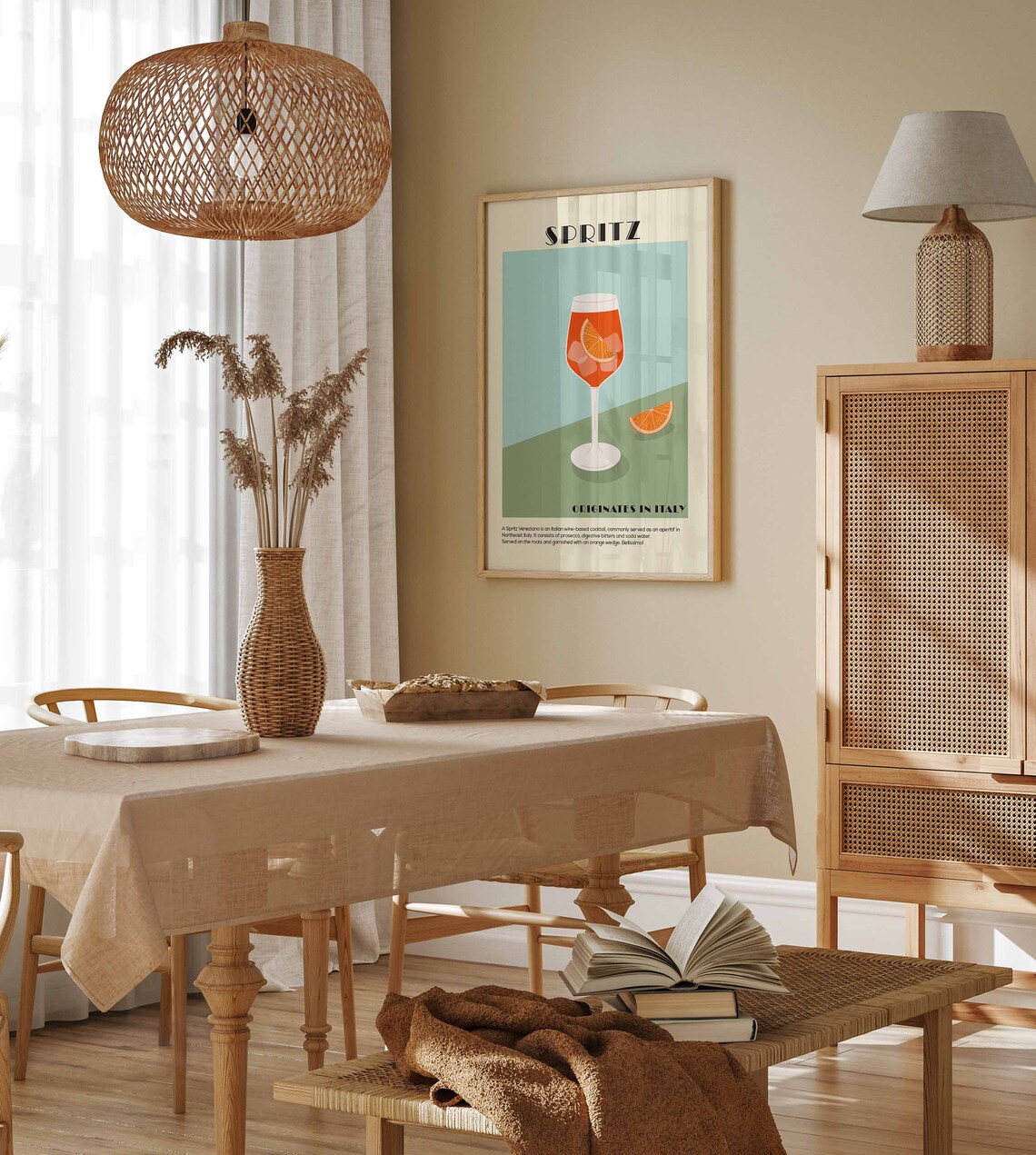 Spritz Kitchen Art Print, Cocktail Wall Poster - Image 3