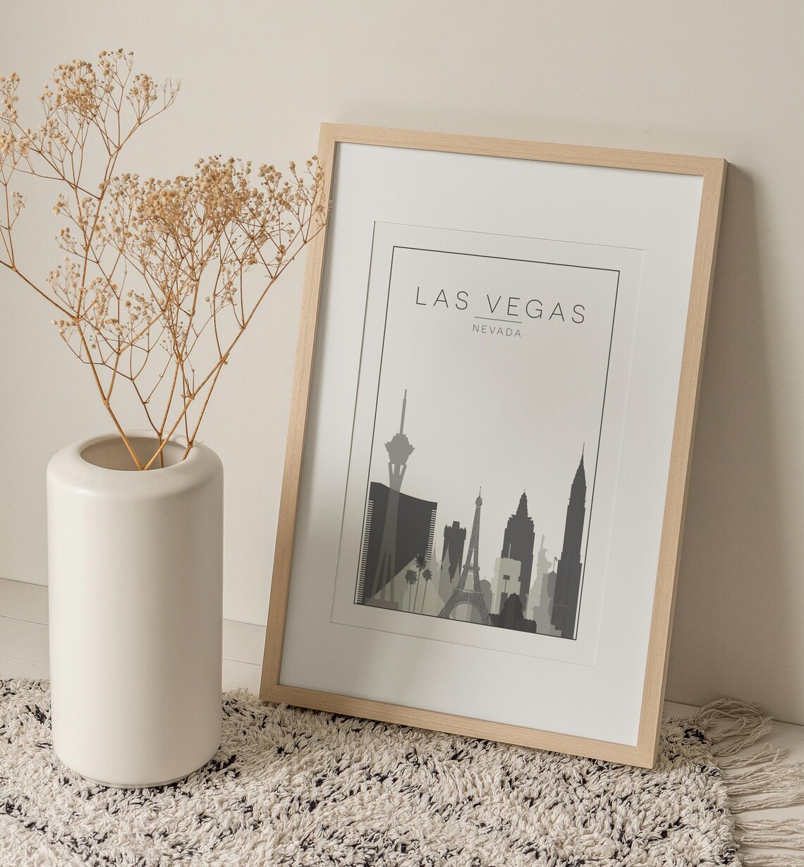 Las Vegas Travel Poster, USA Travel Wall Art Print - Image 3