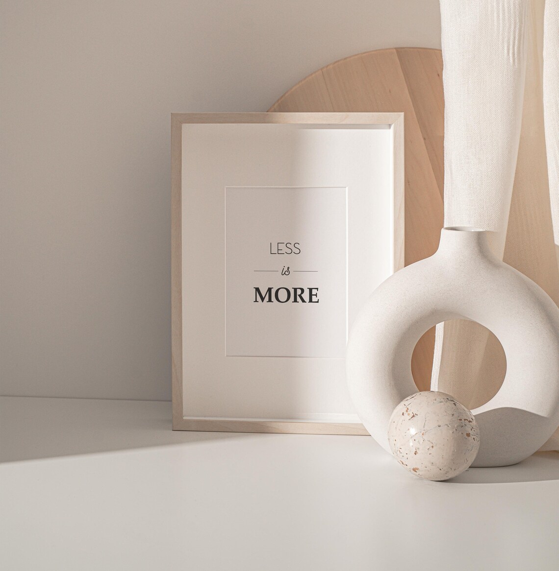 Minimalist Quote Art Print, Modern Scandinavian - Image 2