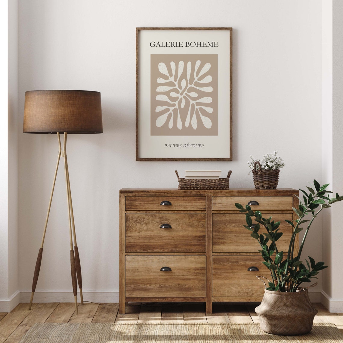 Matisse Print Neutral Print Boho Wall Art Henri Matisse Boho Henri Matisse Print Neutral Matisse Print Abstract - Image 2