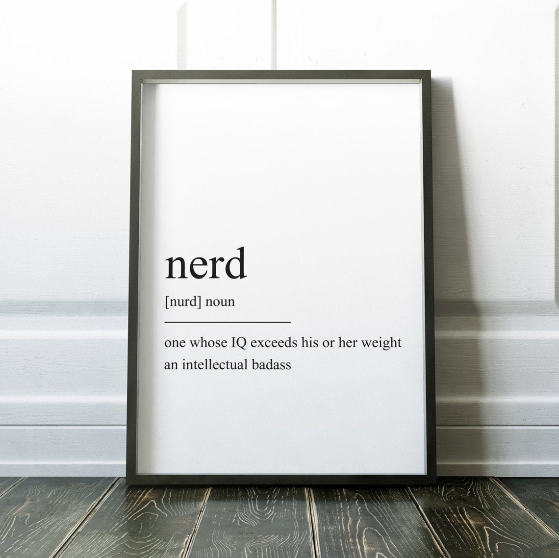 Quotes Nerd Definition Print Wall Art Prints Printables Quote Print Minimalist Print Funny Quotes Quote Prints - Image 2