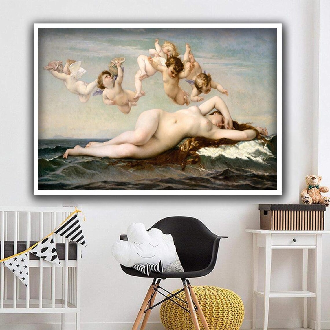 Alexandre Cabanel The Birth of Venus Classic Mythology Art Print - Image 4