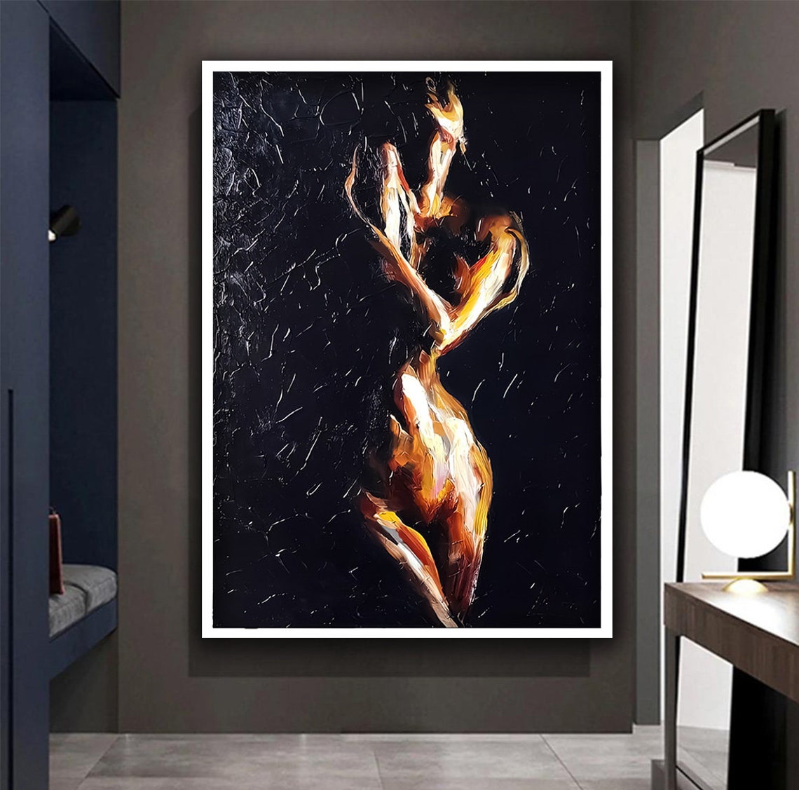 Erotic Female Art Erotic Nudity Wall Art Sexy Girl Wall Decor Sensual Woman Nude Girl Body Art Sexy Wall Print - Image 4