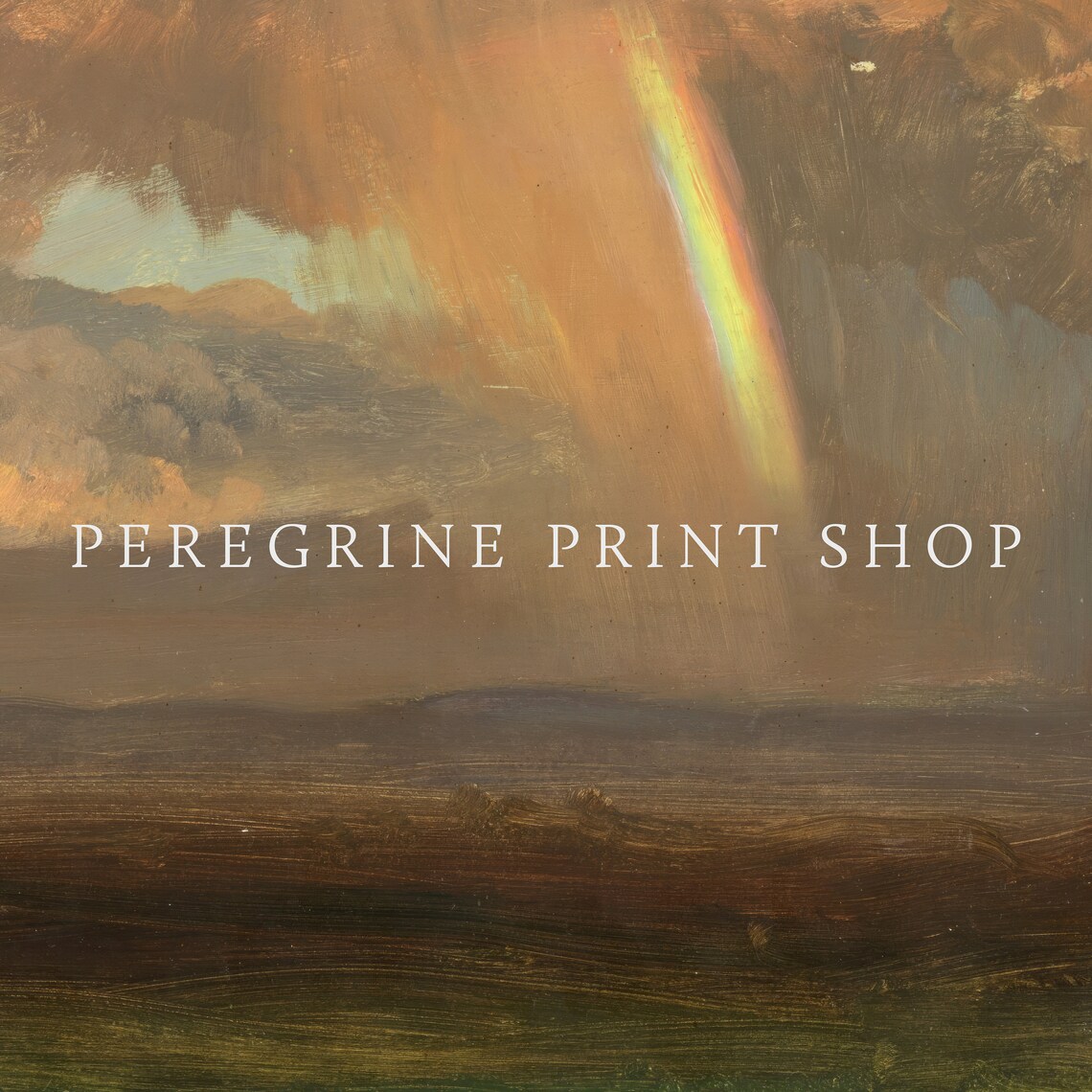 Rainbow Over Landscape, Vintage Rainbow Art Print - Image 2