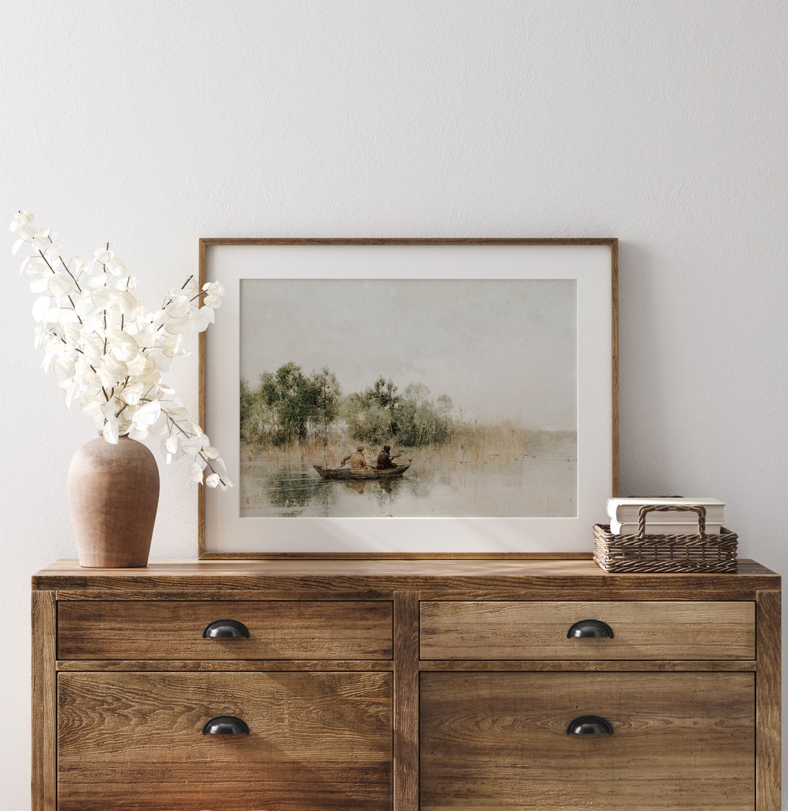 Bass Fishing Fishing Wall Art Moody Autumn Painting Summer Art Prints Summer Painting Fall Painting L259 - Image 2