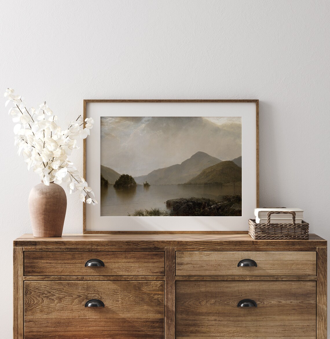 After The Rain Vintage Landscape Oil Painting Art Print - Image 3