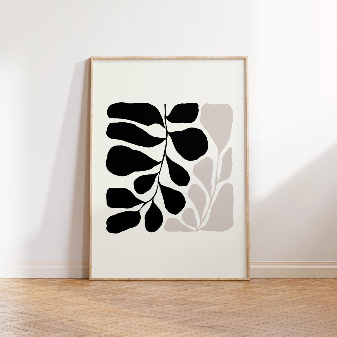 Dark Flowers Black And White Abstract Floral Art