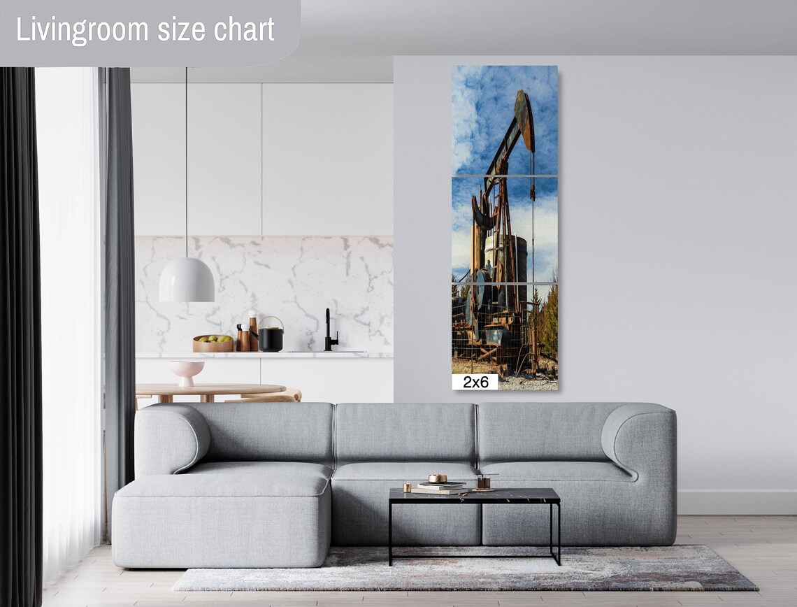Tulsa Pump Jack and Oil Well Wall Poster Print - Image 3