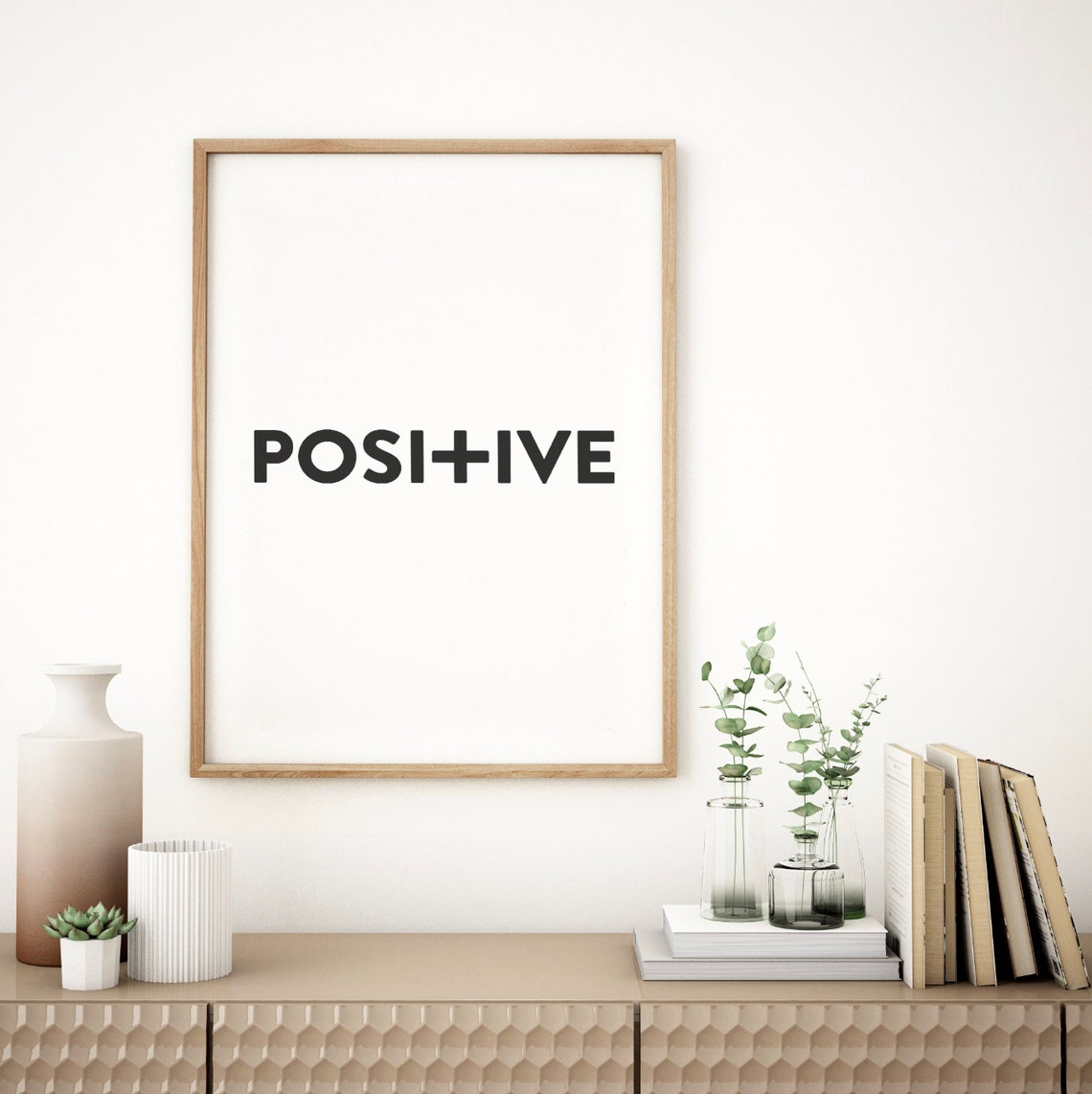 Positive Home Art Custom Quote Print Custom Text Print Custom Quote Custom Wall Art Quote Wall Art Personalized Quote Inspirational - Image 2