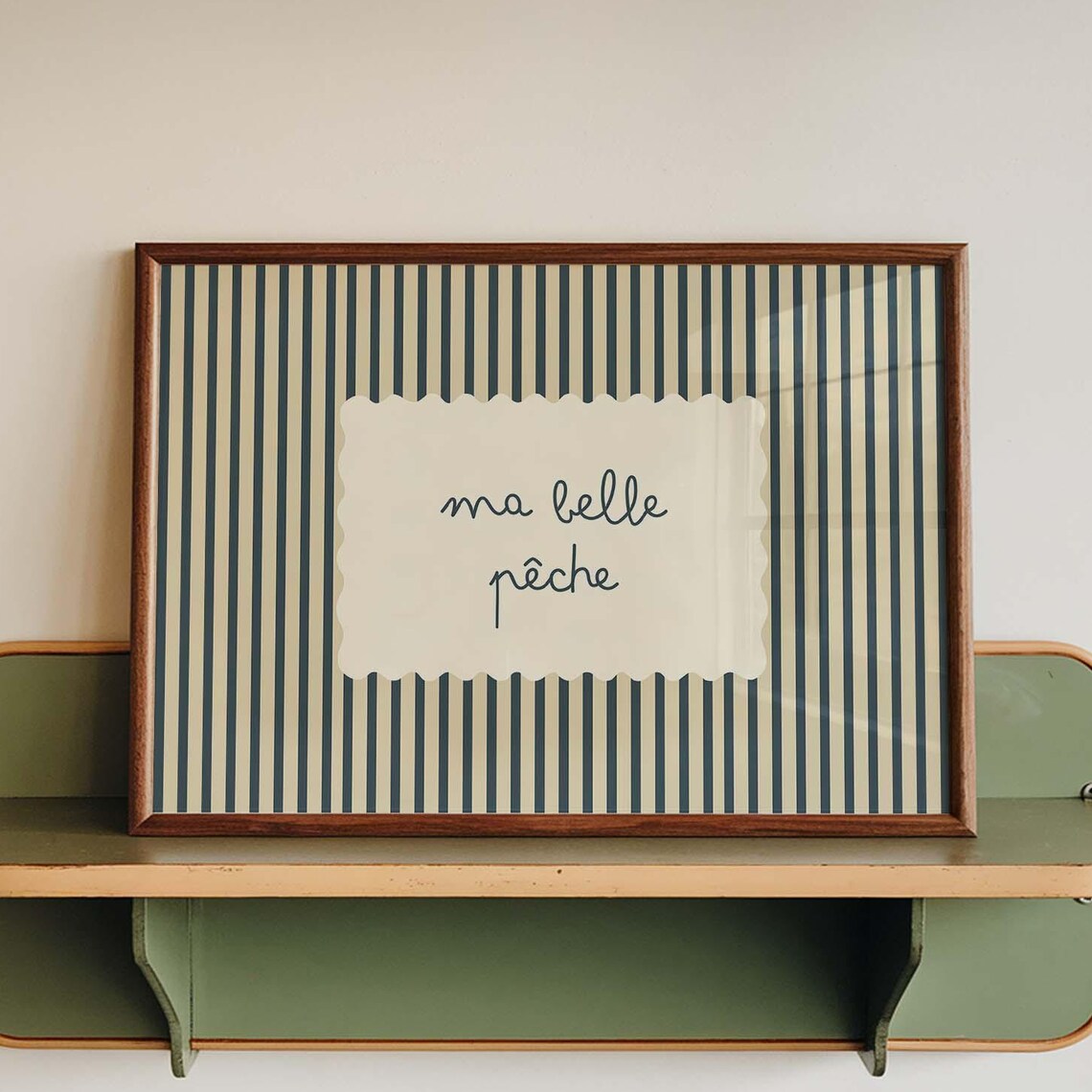 Ma Belle Pche French Quote Typography Art Print