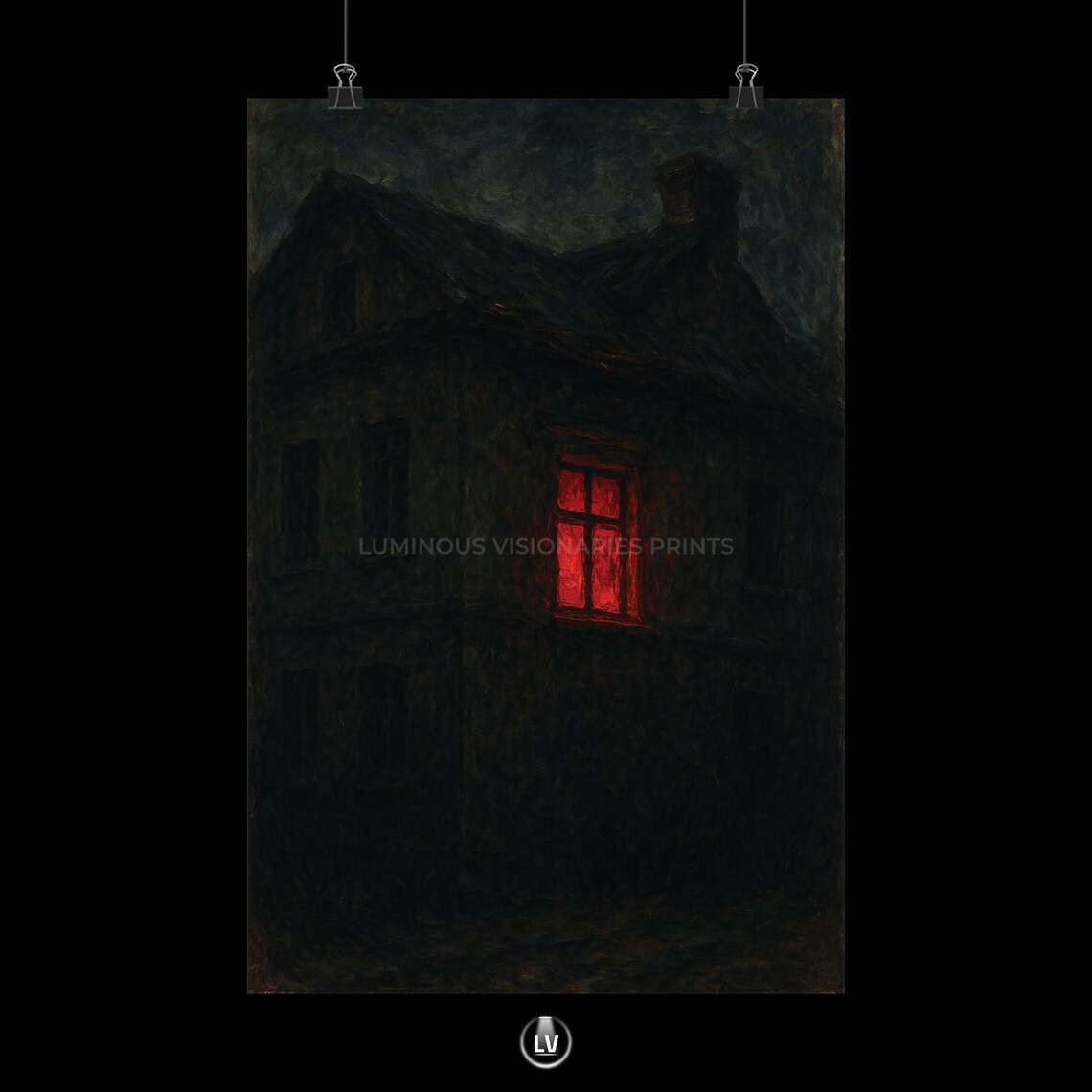 Mysterious Matte Vertical Posters Home Dcor Wall Art Gothic Decor Halloween Print Unique Gift Ideas Apchg 18