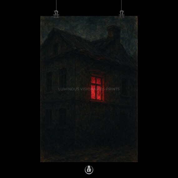 Mysterious Matte Vertical Posters Home Dcor Wall Art Gothic Decor Halloween Print Unique Gift Ideas Apchg 18