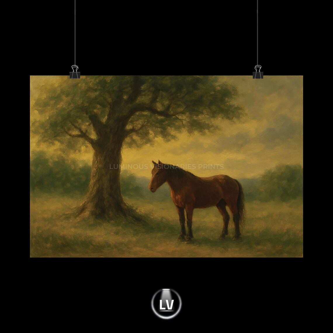 Equestrian Dream Vintage Horse Art Print