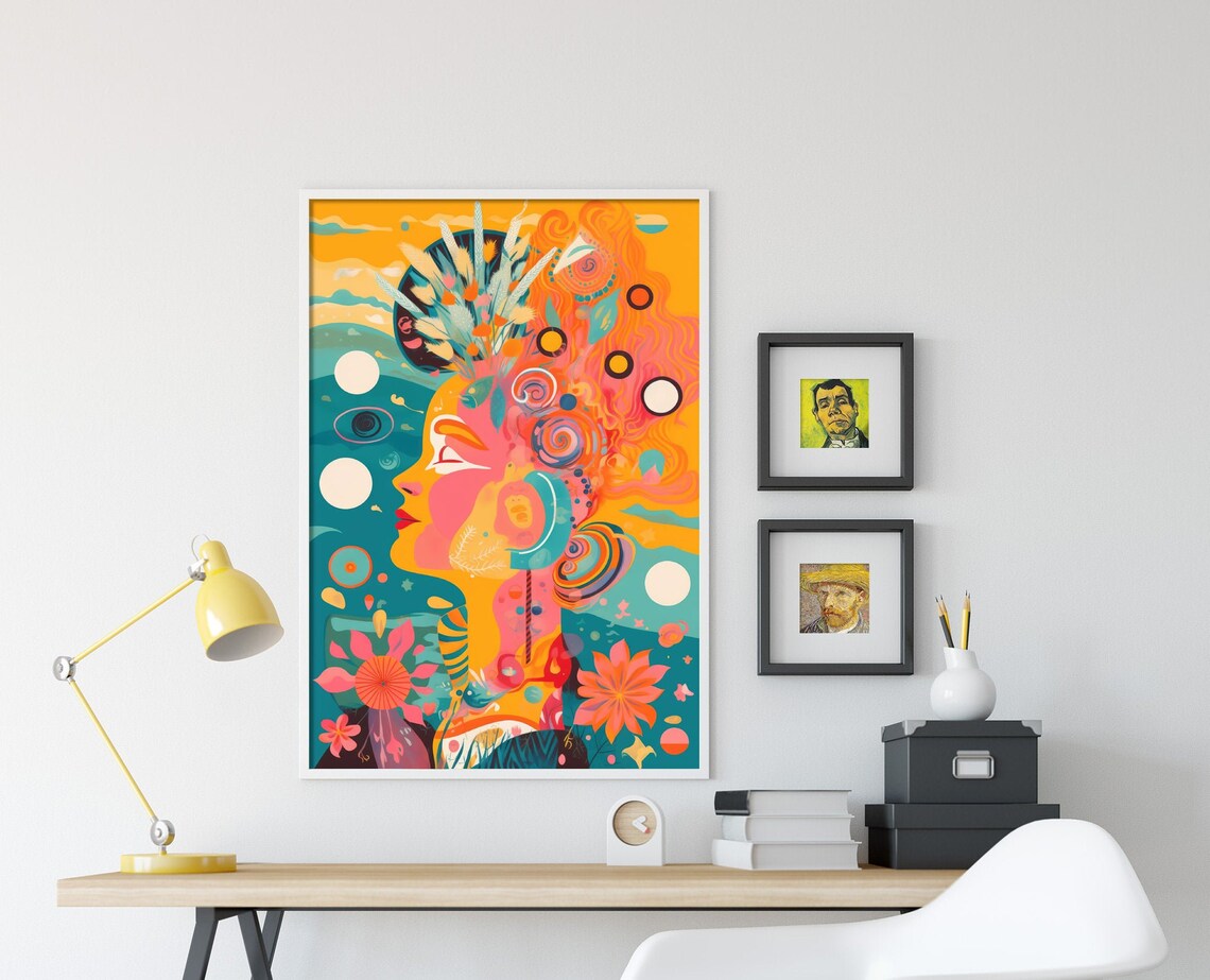 Psychonaut Holotone 3 Art Print, Psychedelic Decor - Image 4
