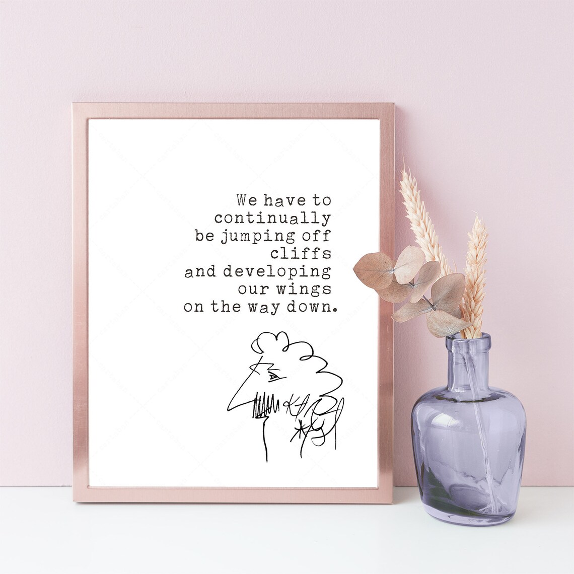 Kurt Vonnegut Quote Art Print for Book Lovers - Image 4