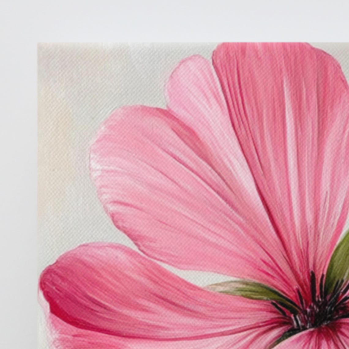 Pink Godetia Flower Wall Art Flower Painting Print Godetia Print Pink Wall Art Flower Wall Art Living Room Wall Art Decor - Image 3