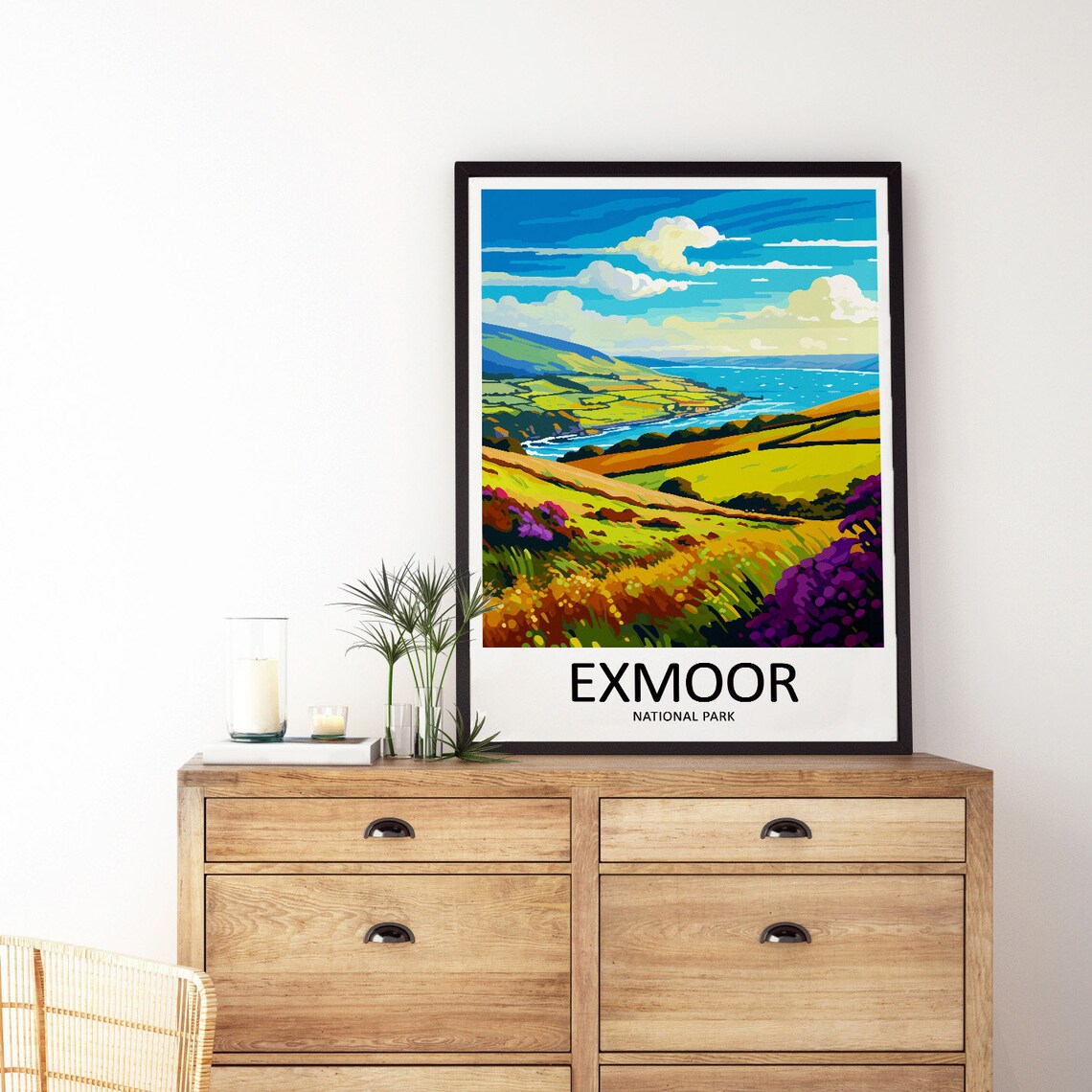 Exmoor National Park Travel Poster, Nature Lover Gift - Image 3