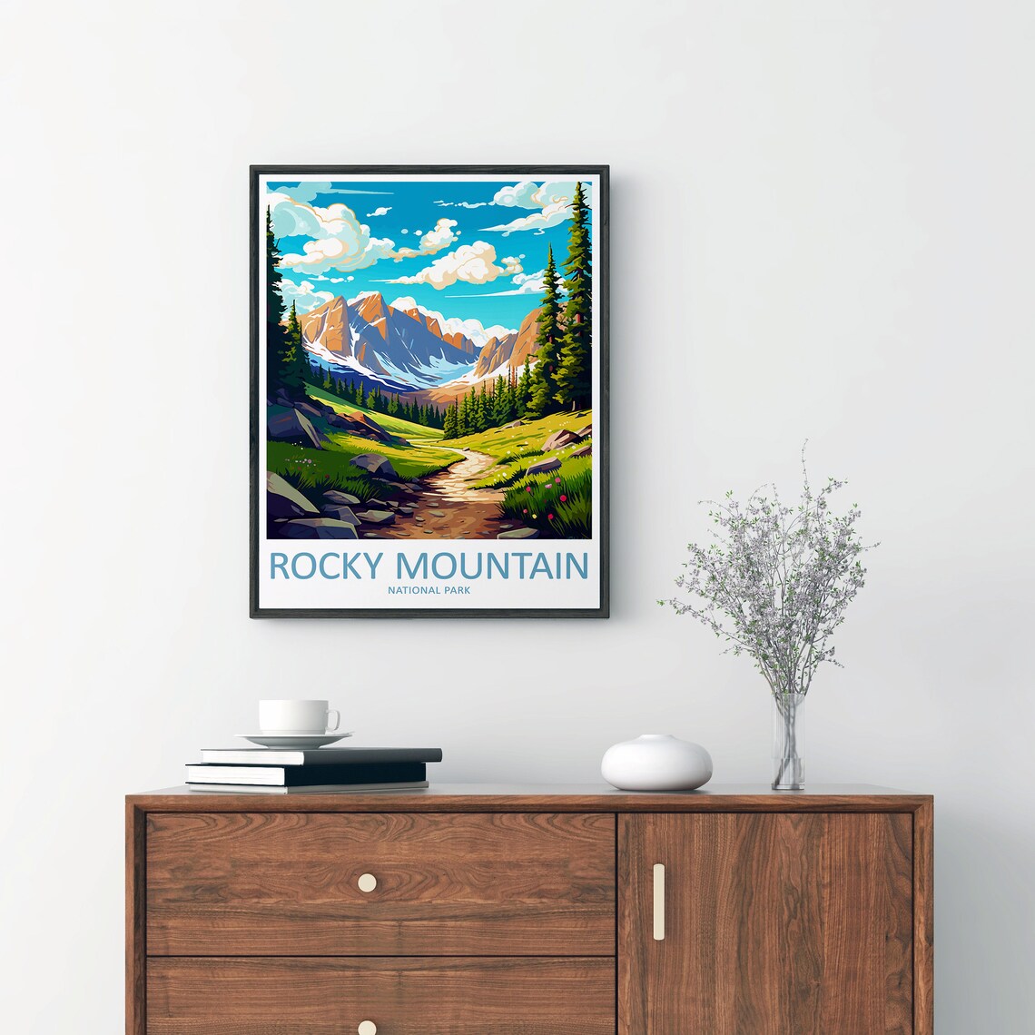Rocky Mountain National Park Travel Poster - Image 2