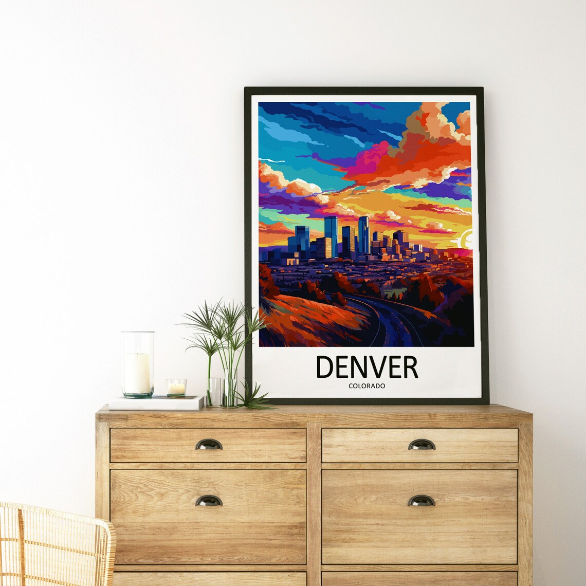 Denver Travel Print, Colorado Home Decor - Image 3