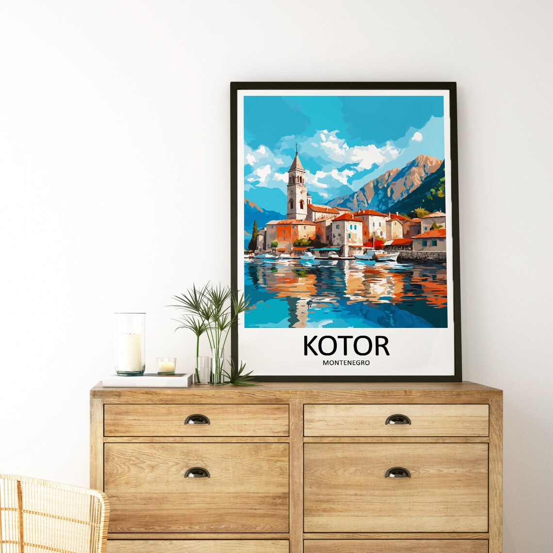 Kotor Travel Poster, Montenegro Home Decor - Image 3