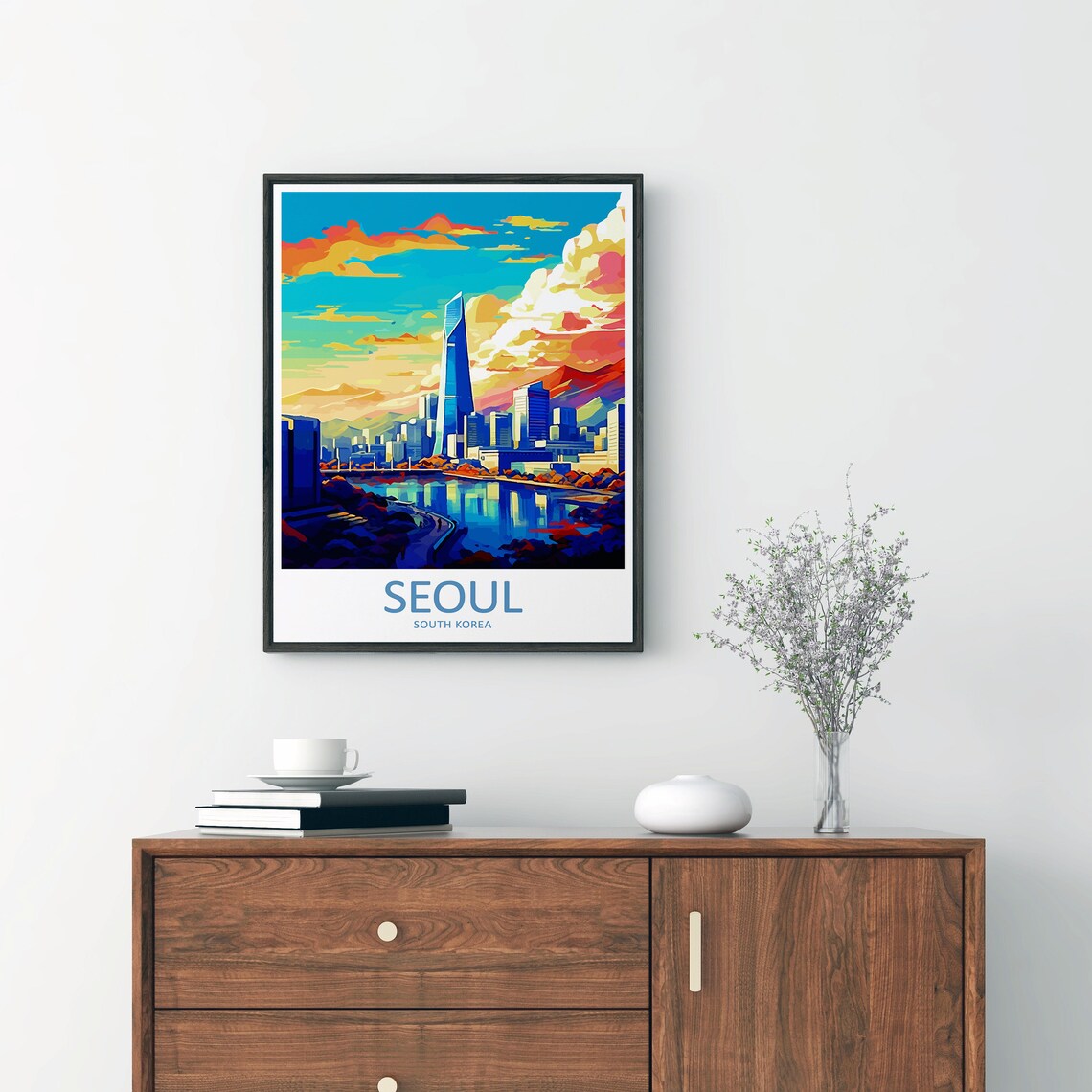 Seoul Travel Poster, South Korea Wall Decor - Image 2