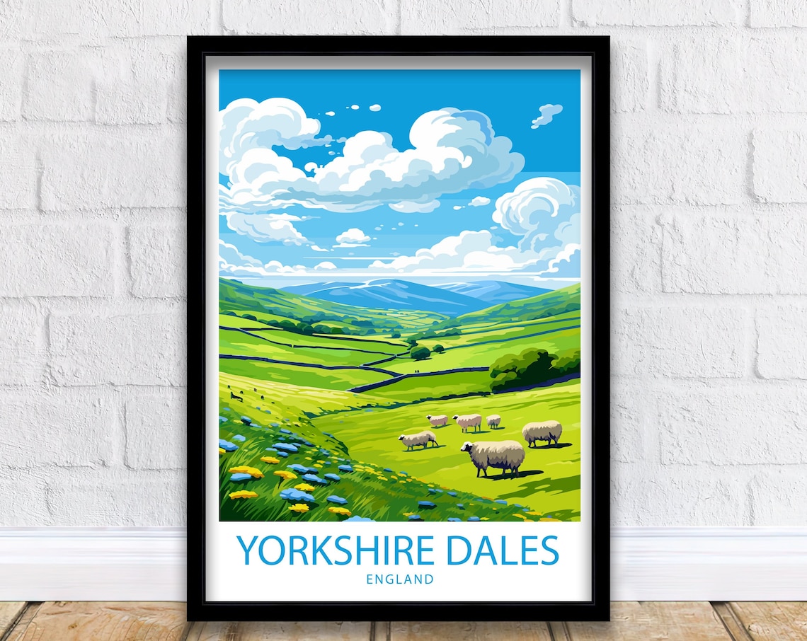 Yorkshire Dales UK Wall Decor Poster