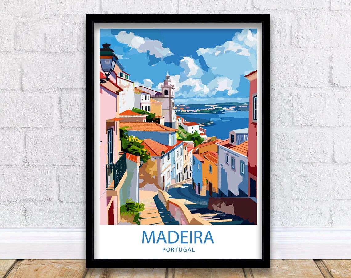 Madeira Portugal Wall Art Print - Image 5